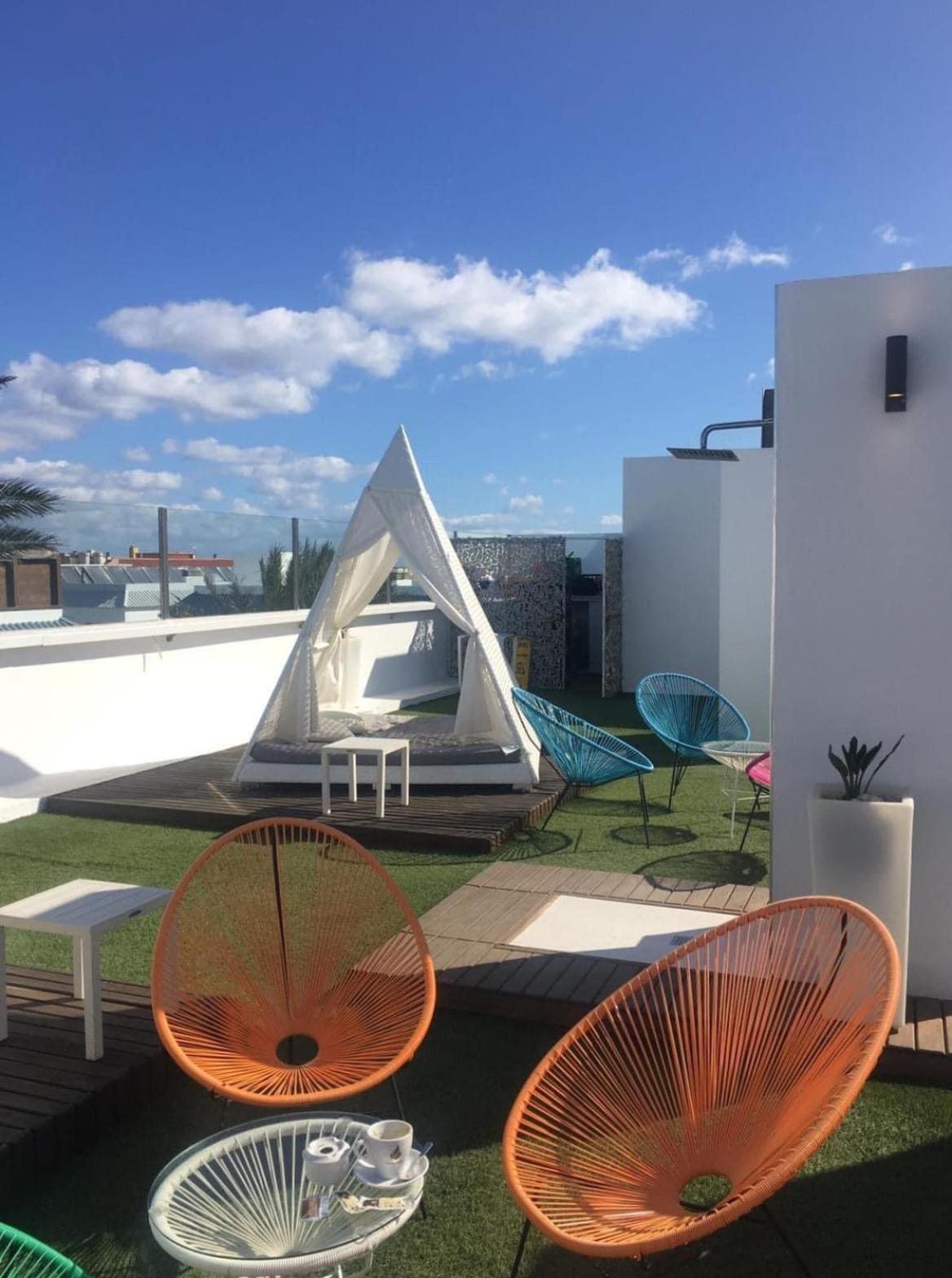 Corralejo Bristol Terrace Apartment Con Giardino Privato Esterno المظهر الخارجي الصورة